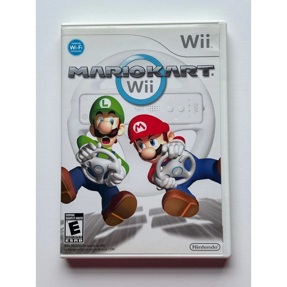 Nintendo Wii Console RVL-001 Six Game Bundle - White TESTED
